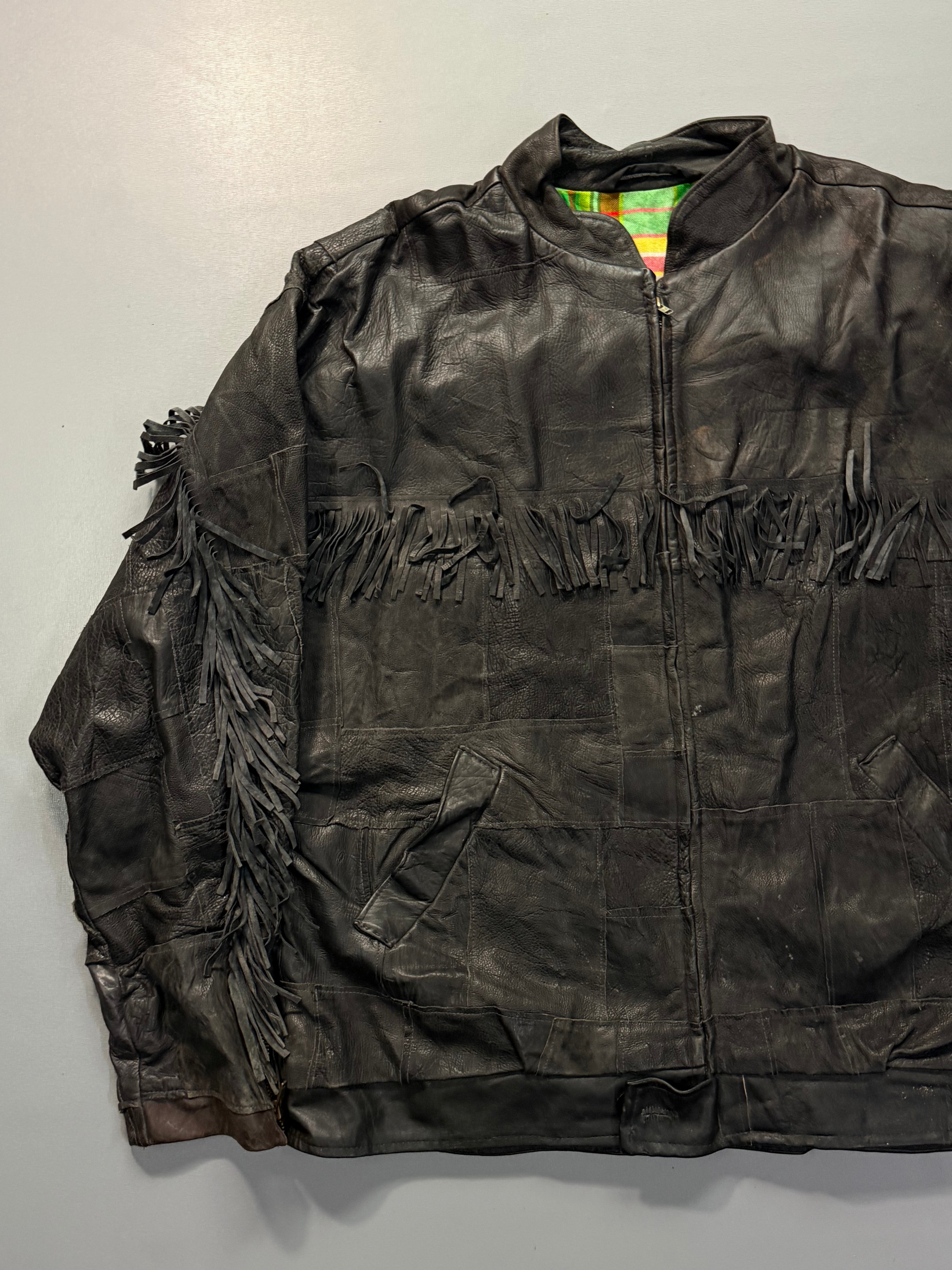 Leather jacket(M/L)