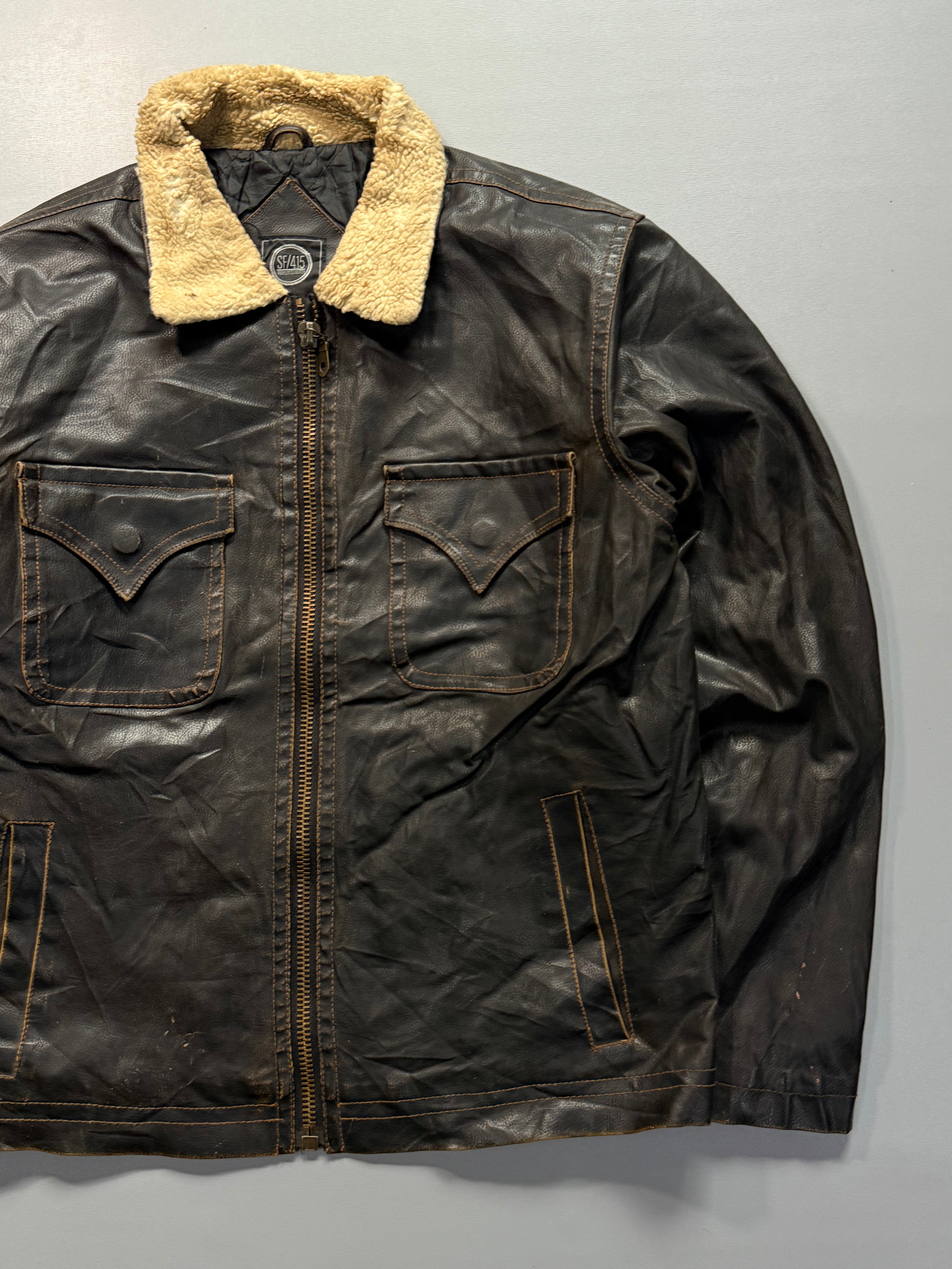 Leather jacket(L/XL)