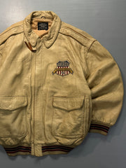 Avirex bomber leather jacket(2XL-3XL)