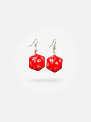RED DICE EARRINGS
