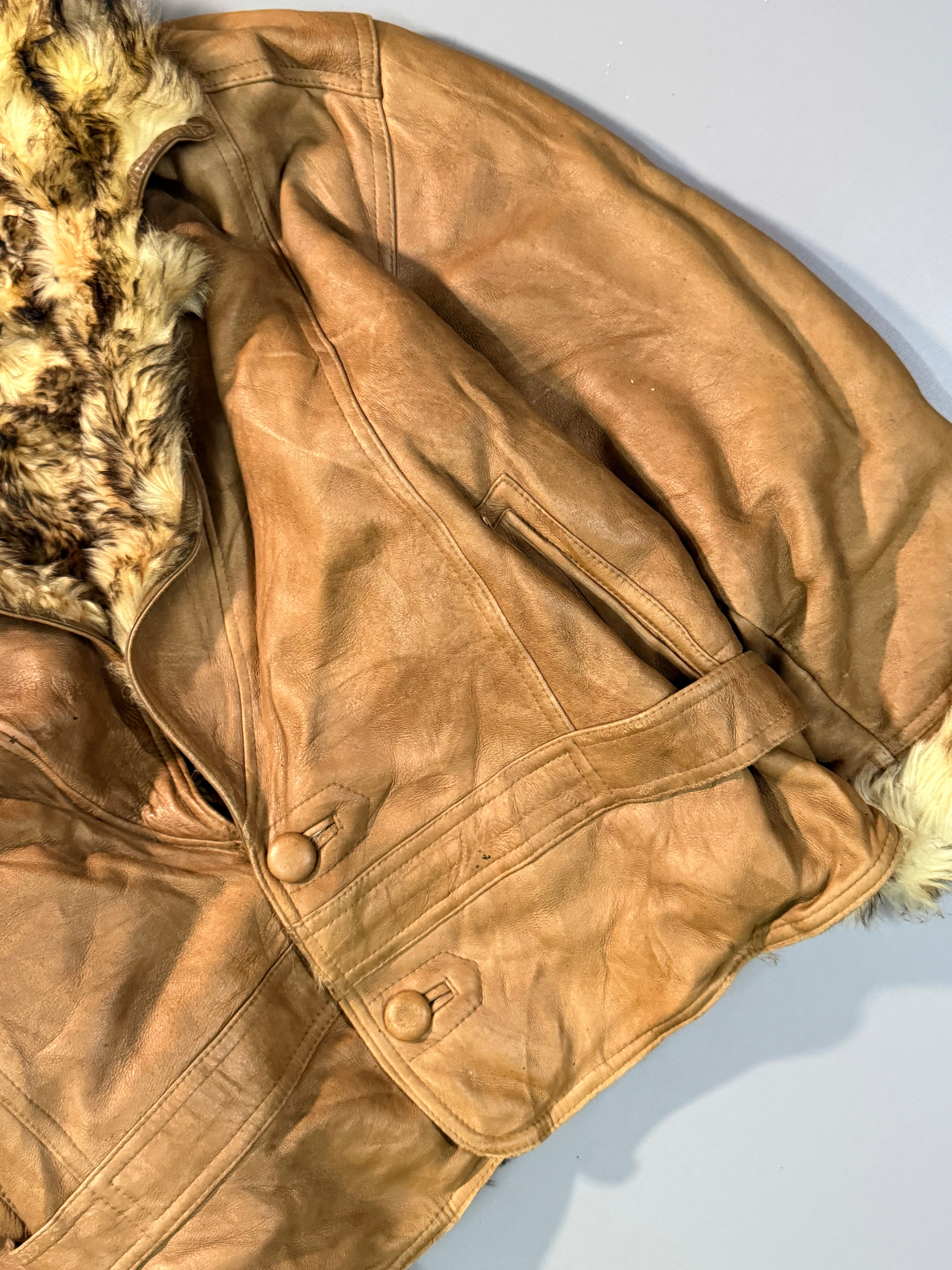 Leather jacket(L/XL)