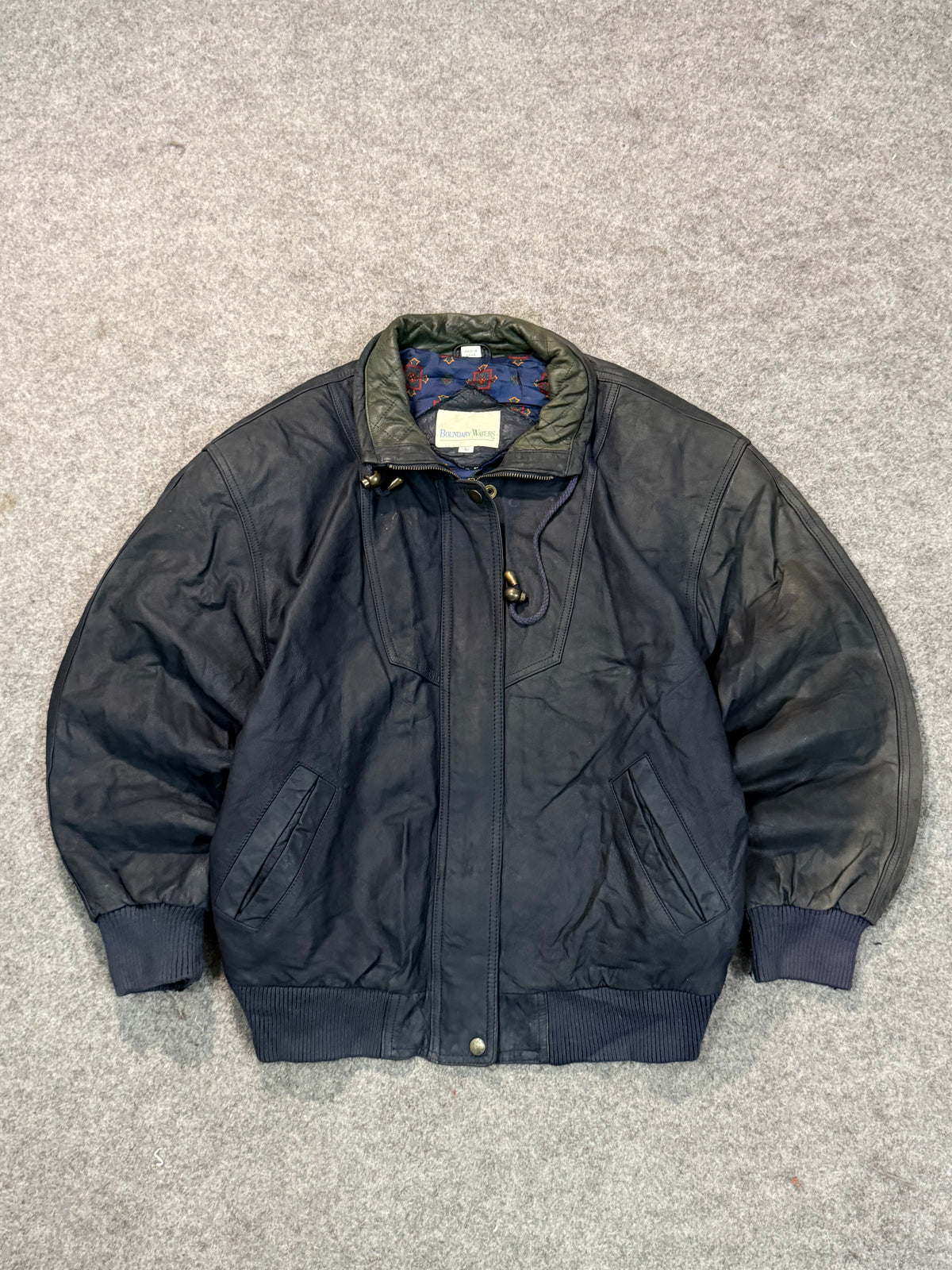 Bomber leather jacket(M/L/XL)
