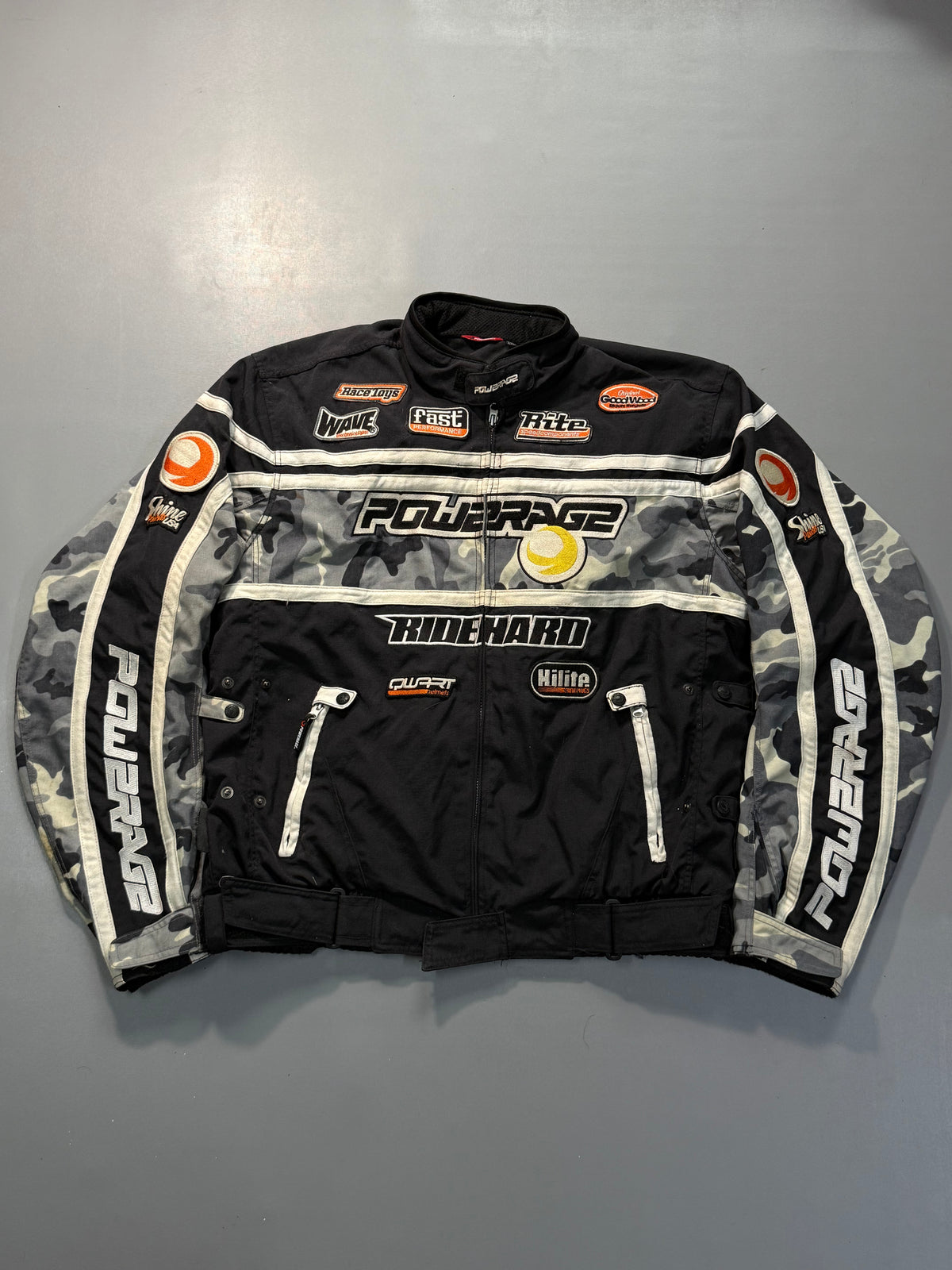 Biker Leather jacket(L/XL)