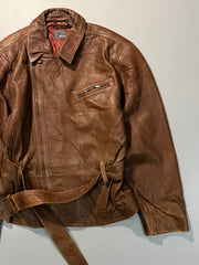 Biker leather jacket(XS/S)