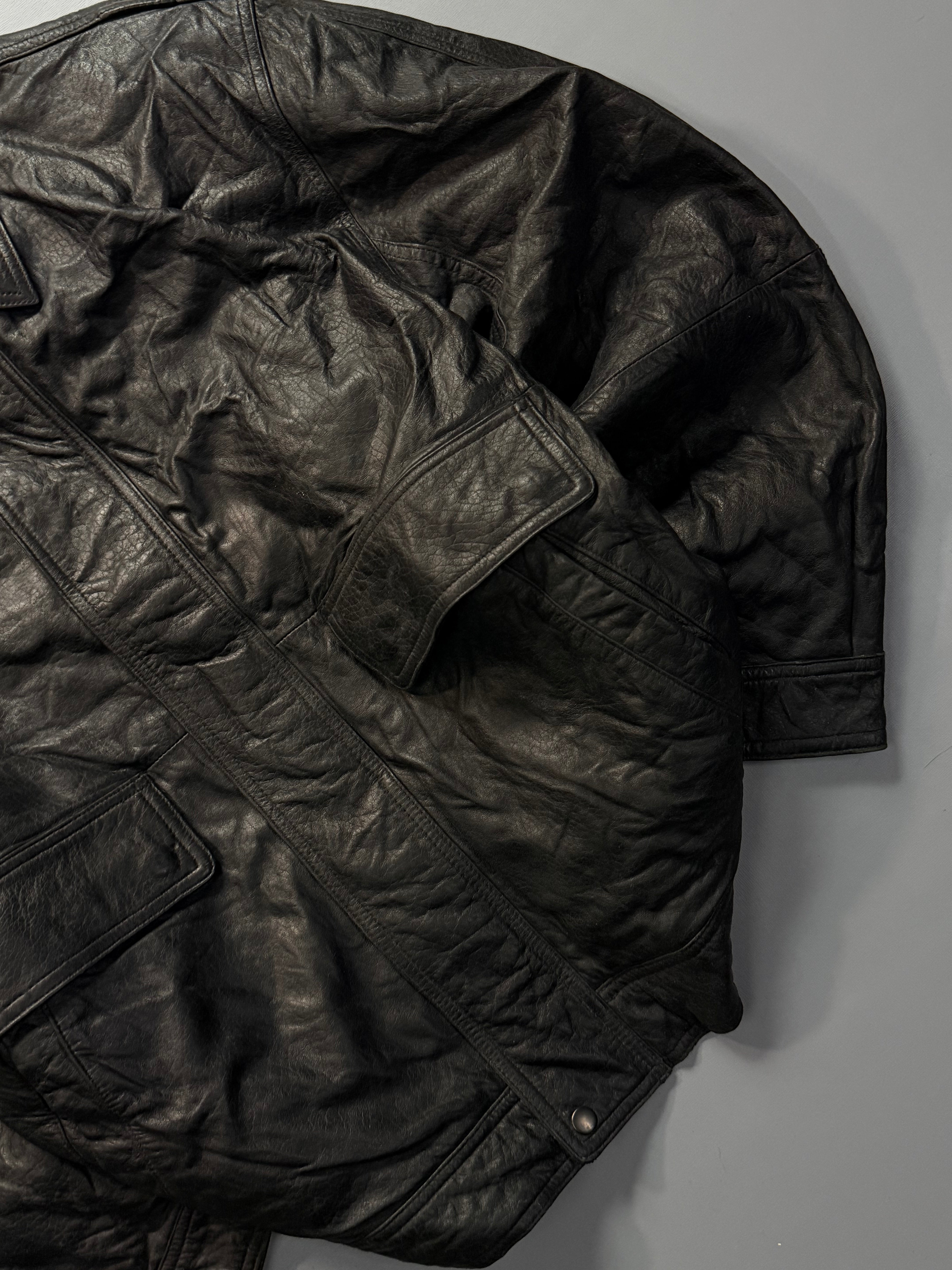 Bomber leather jacket(L/XL)