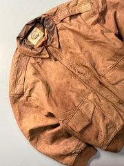 Bomber leather jacket(L/XL)