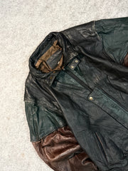 Bomber leather jacket(L/XL)