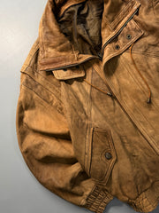 Bomber leather jacket(L/XL)