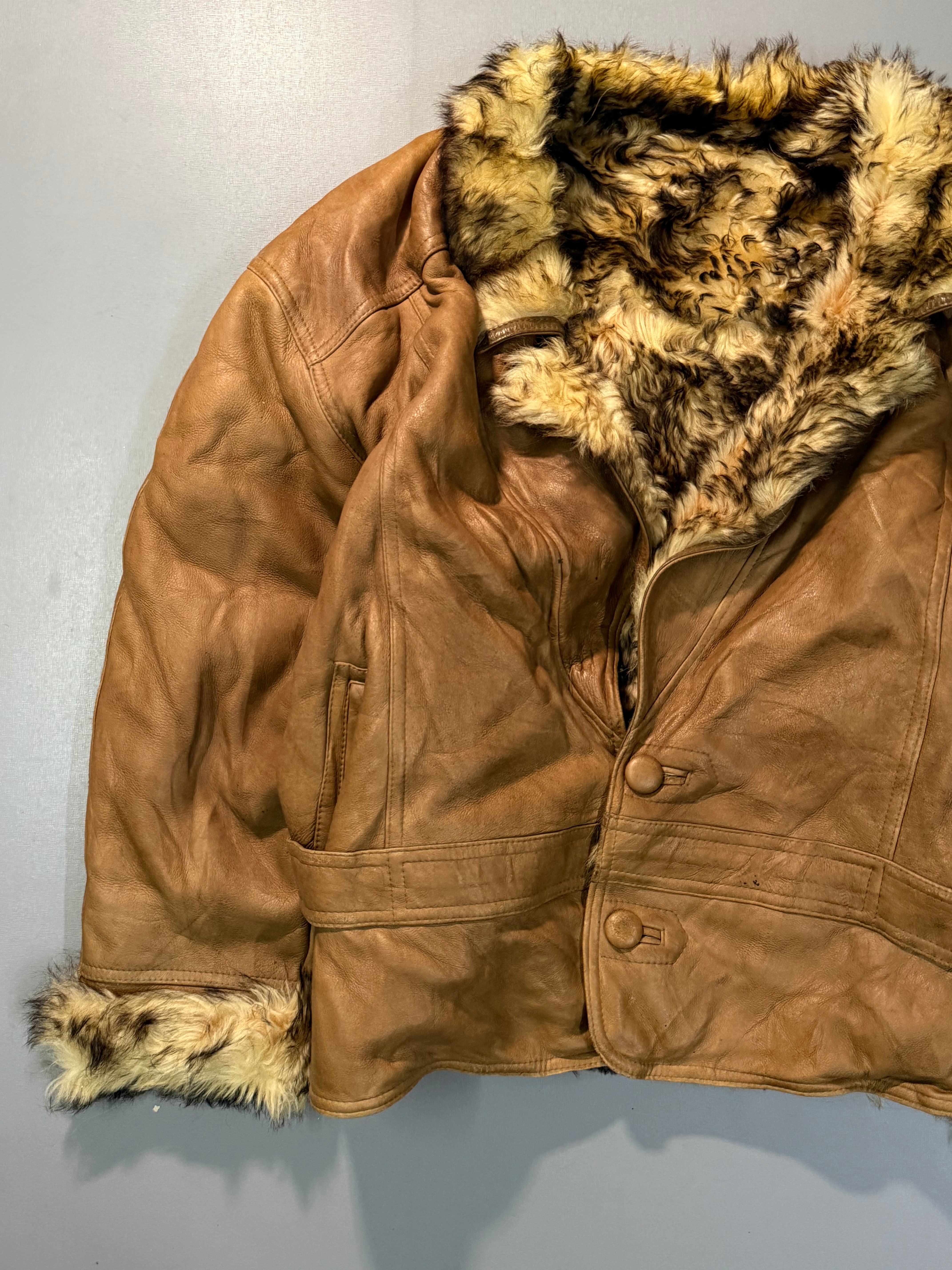 Leather jacket(L/XL)