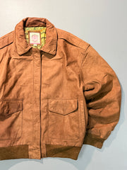 Bomber leather jacket(M/L)