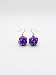 Purple earrings