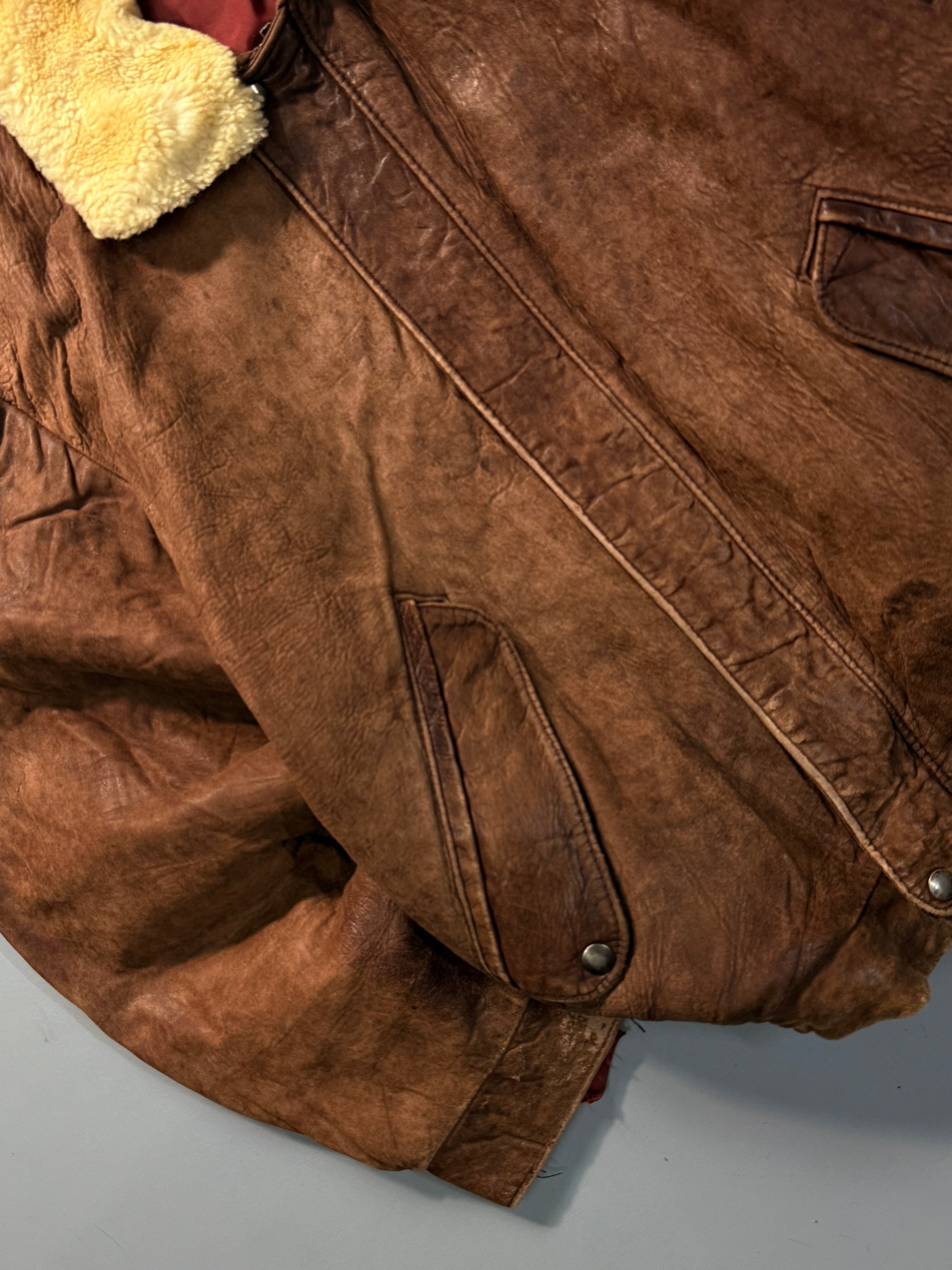 Leather jacket(M/L)
