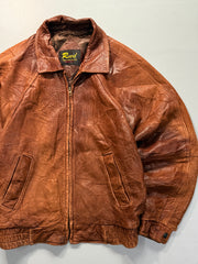Bomber leather jacket(M/L)