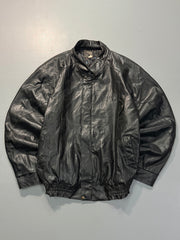 Bomber leather jacket(L/XL)