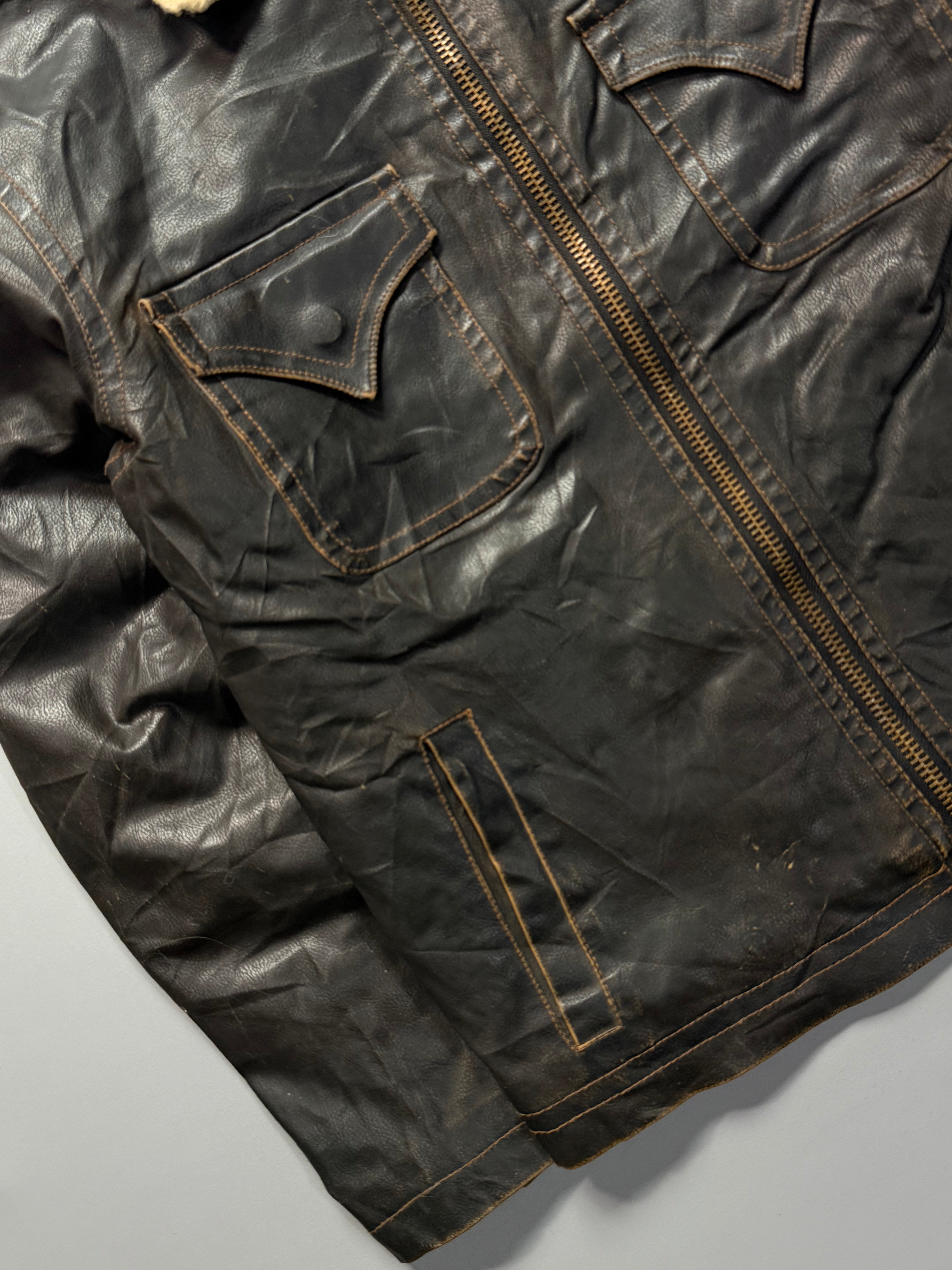 Leather jacket(L/XL)