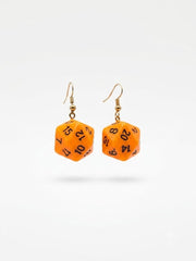 Yellow chunky earrings