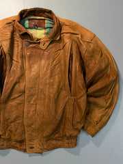 Bomber leather jacket(XL/2XL)
