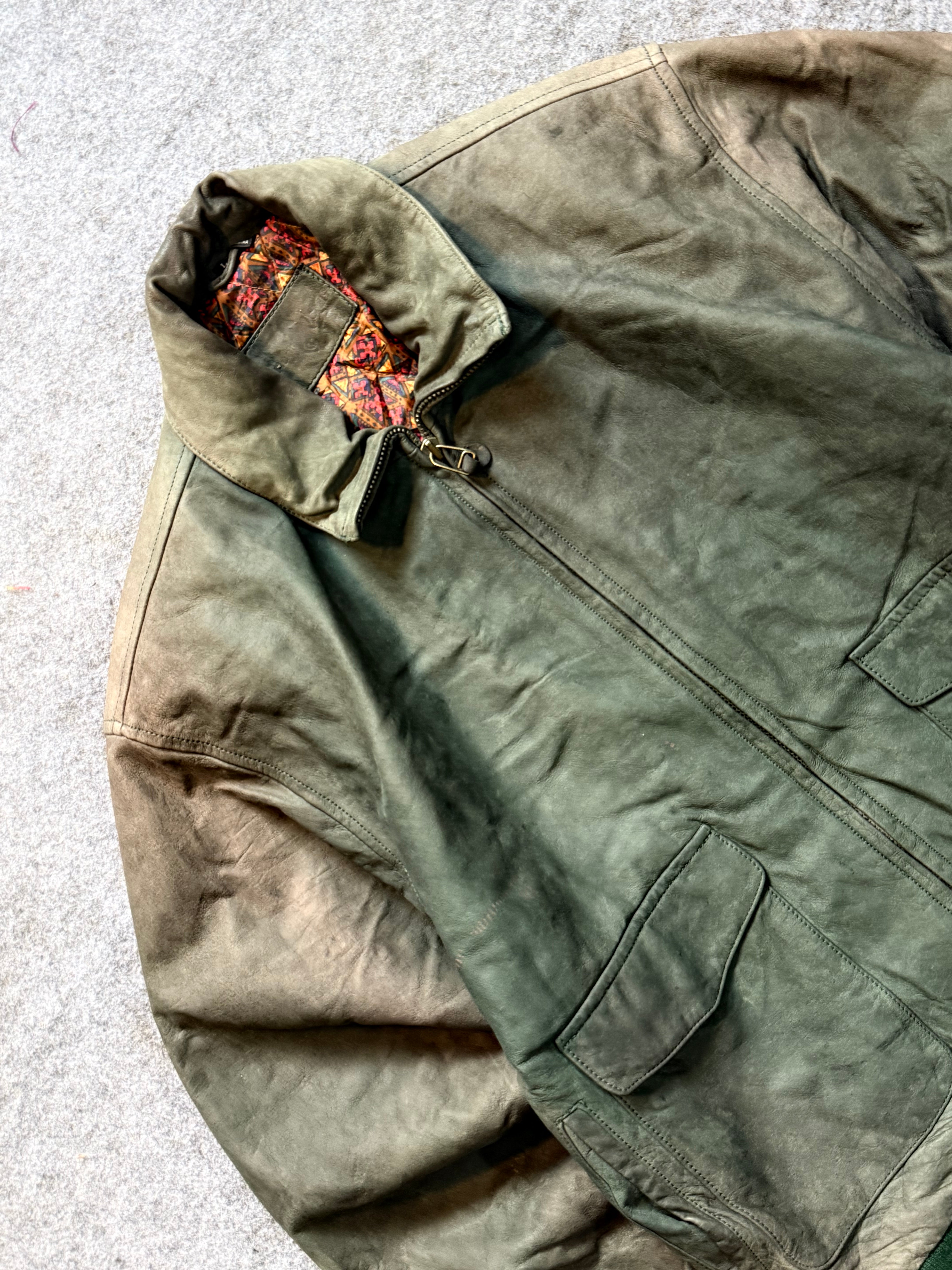 Bomber leather jacket(M/L/XL)